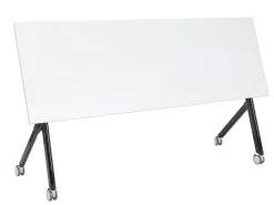 Scrivania pieghevole BENDI Bianco 180 cm 60 cm con ruote