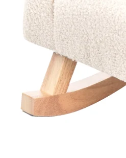 Sedia a dondolo per bambini HUG Bouclé Beige chiaro