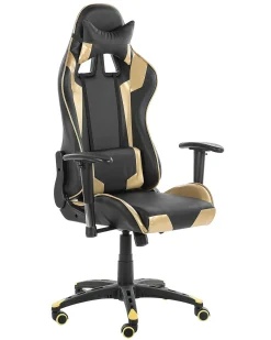Sedia da gaming KNIGHT Pelle sintetica Oro