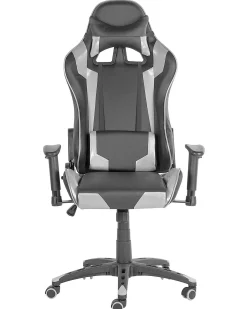 Sedia da gaming KNIGHT Pelle sintetica Argento