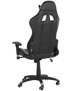 Sedia da gaming KNIGHT Pelle sintetica Argento