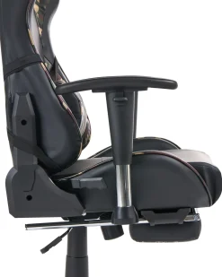 Sedia da gaming VICTORY Pelle sintetica Grigio scuro