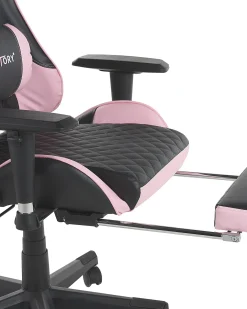 Sedia da gaming VICTORY Pelle sintetica Rosa