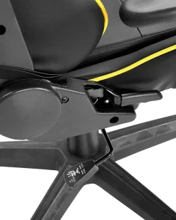 Sedia da gaming VICTORY Pelle sintetica Giallo