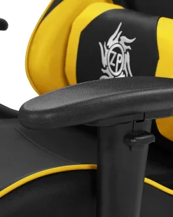 Sedia da gaming VICTORY Pelle sintetica Giallo