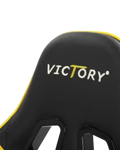 Sedia da gaming VICTORY Pelle sintetica Giallo