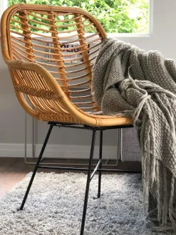Sedia da pranzo CANORA Rattan Naturale
