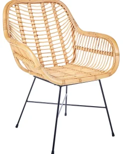 Sedia da pranzo CANORA Rattan Naturale