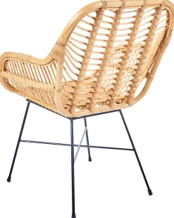 Sedia da pranzo CANORA Rattan Naturale