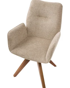 Sedia da pranzo MOKENA Lino sintetico Beige