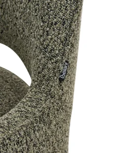 Sedia da pranzo MORAVIA Bouclé Verde