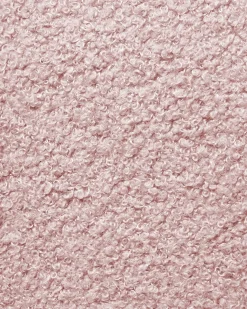 Sedia da scrivania ANNABELLE Bouclé Rosa pastello