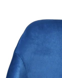 Sedia da scrivania BARDSDALE Velluto Blu marino