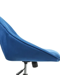 Sedia da scrivania BARDSDALE Velluto Blu marino