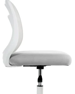 Sedia da scrivania BLISSFUL Tessuto Grigio chiaro