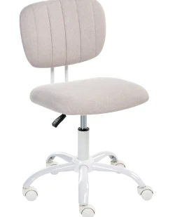 Sedia da scrivania BUBBLY Tessuto Beige chiaro
