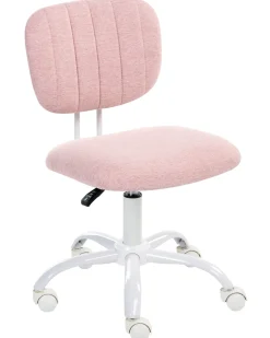 Sedia da scrivania BUBBLY Tessuto Rosa