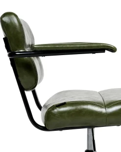 Sedia da scrivania CANDOR Pelle sintetica Verde scuro