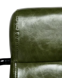 Sedia da scrivania CANDOR Pelle sintetica Verde scuro