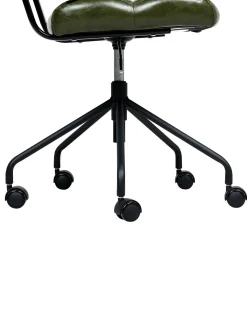 Sedia da scrivania CANDOR Pelle sintetica Verde scuro