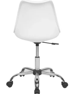 Sedia da scrivania DAKOTA Pelle sintetica Bianco