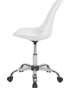 Sedia da scrivania DAKOTA Pelle sintetica Bianco