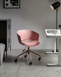 Sedia da ufficio GLEEFUL Tessuto Rosa