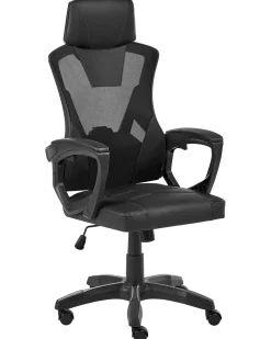 Sedia da ufficio IGNIS Pelle sintetica Nero