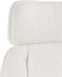 Sedia da ufficio PILOT Bouclé Bianco sporco