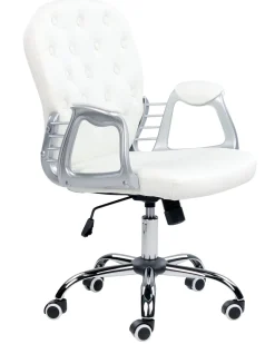 Sedia da ufficio PRINCESS Pelle sintetica Bianco