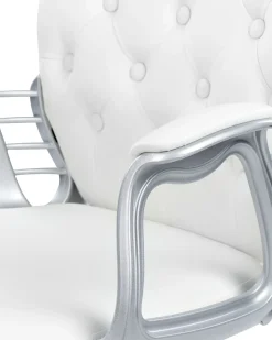Sedia da ufficio PRINCESS Pelle sintetica Bianco