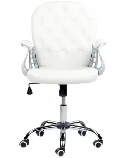 Sedia da ufficio PRINCESS Pelle sintetica Bianco