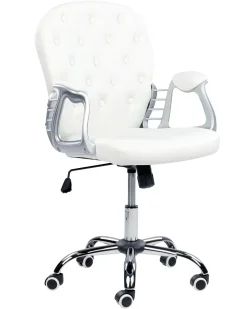 Sedia da ufficio PRINCESS Pelle sintetica Bianco