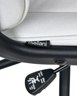 Sedia da ufficio REBEL Tessuto Bianco sporco