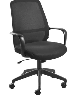 Sedia da ufficio VELTO Tessuto Nero