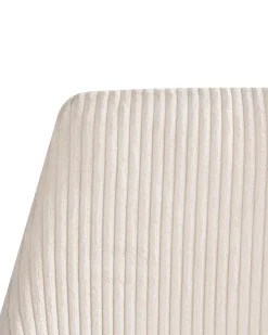 Sedia da ufficio WELLSTON Velluto a coste Beige chiaro