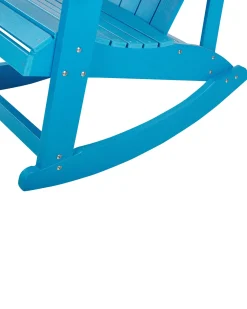 Sedia a dondolo da giardino ADIRONDACK Blu