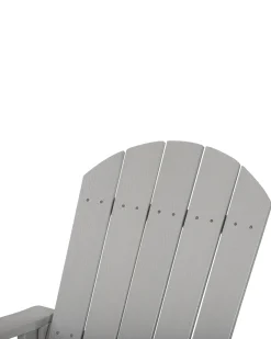 Sedia a dondolo da giardino ADIRONDACK Grigio chiaro