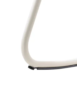 Sedia a dondolo da giardino TURI Metallo Bianco sporco