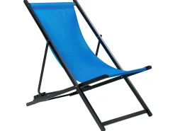 Sedia a sdraio pieghevole LOCRI II Metallo Blu