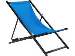 Sedia a sdraio pieghevole LOCRI II Metallo Blu
