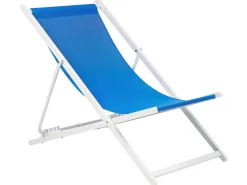 Sedia a sdraio pieghevole LOCRI II Metallo Blu
