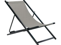 Sedia a sdraio pieghevole LOCRI II Metallo Grigio