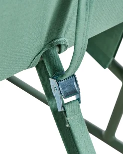 Sedia con cuscino PICO Metallo Verde