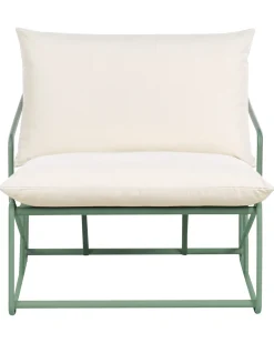 Sedia con cuscino PONTE Metallo Verde