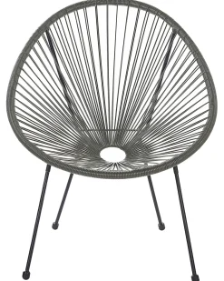 Sedia da giardino ACAPULCO II Rattan sintetico (PE) Grigio scuro