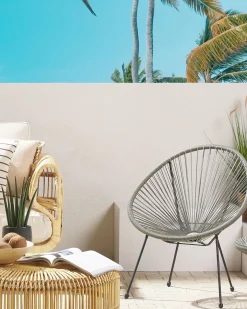 Sedia da giardino ACAPULCO II Rattan sintetico (PE) Grigio scuro