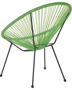 Sedia da giardino ACAPULCO II Rattan sintetico (PE) Verde