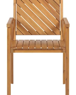 Sedia da giardino BARATTI Legno d'acacia Marrone