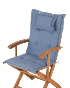 Sedia da giardino MAUI Legno d'acacia Blu